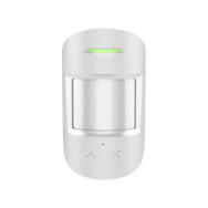 AJAX CombiProtect S BIANCO Rilevatore di movimento IR e rottura vetro wireless con microfono 67727