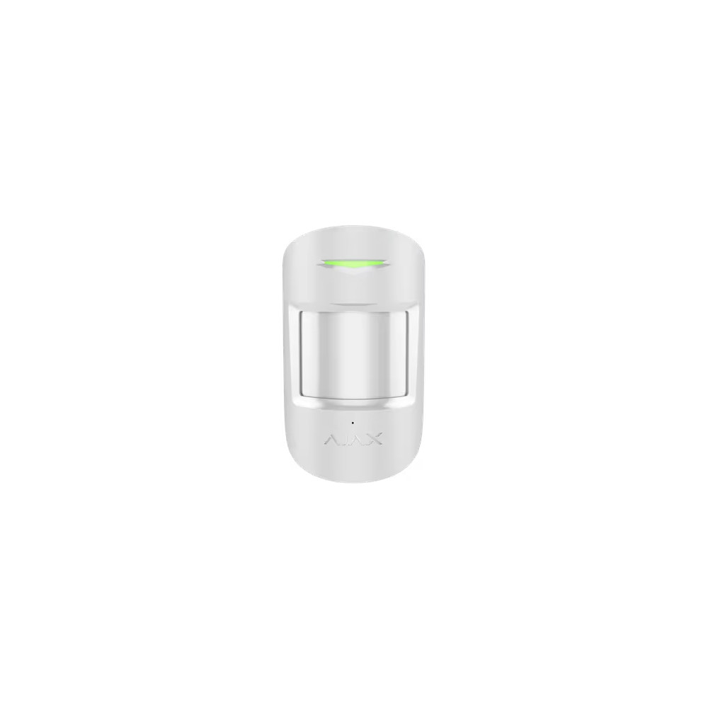 AJAX CombiProtect S BIANCO Rilevatore di movimento IR e rottura vetro wireless con microfono 67727
