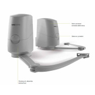 MOTORE KING MODUS 280SL 24V IRREVERSIBILE PER CANCELLO BATTENTE ANTA 2,8 MT 300 Kg