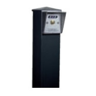 COLONNINA RIB ALTEZZA 1M PER SELETTORE A CHIAVE E FOTOCELLULE F97I,F97P