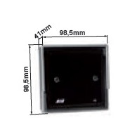 FOTOCELLULE DA PARETE RIB COPPIA F97P PORTATA 15 30 MT IN ALLUMINIO