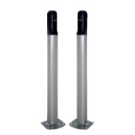 COLONNINE RIB COPPIA PER FOCELLULE FIT SLIM H 50 CM PER CANCELLI A BATTENTE E SCORREVOLI