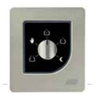 SELETTORE MULTIFUNZIONE ROTATIVO RIB ACG9430 VIA RADIO DA PARETE A INCASSO IP54