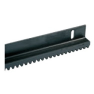 CREMAGLIERA BARRA 2MT METALLO ANGOLARE RIVESTITA IN CATAFORESI DA MAX 2200 KG