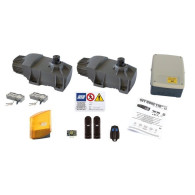 KIT RIB DUKE 24V 110° DUO con B2D 24V-CRX MOTORE INTERRATO PER CANCELLO A BATTENTE ANTE 3,5 m 800 Kg