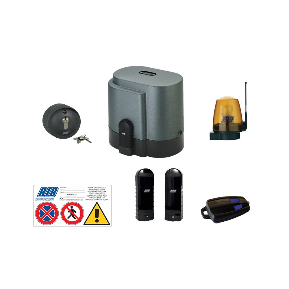 KIT K2200 RIB IRREVERSIBILE QUADRO K-CRX PER CANCELLI SCORREVOLI FINO A 1400 KG