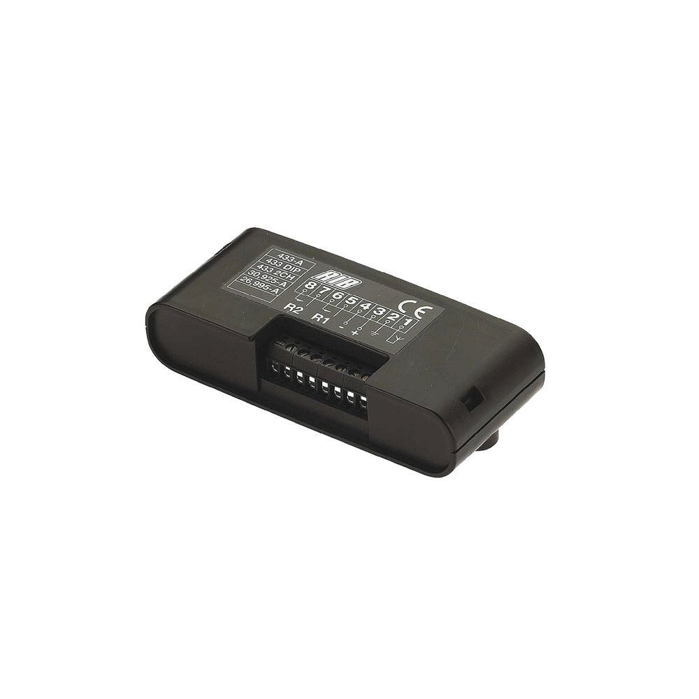 RICEVITORE RIB S433 MONOCANALE 433 MHz CON MORSETTIERA E CONTENITORE PLASTICA