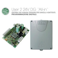 Centrale SEA 24V User 2 24V DG All-in con display e scatola BLD