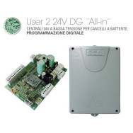 Centrale SEA 24V User 2 24V DG All-in con display e scatola BLD