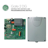 GATE 2 DG CENTRALE SEA PER 2 MOTORI A 230V PROGRAMMAZIONE DIGITALE