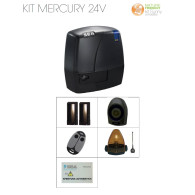 KIT SEA MERCURY 400 24V AUTOMAZIONE PER CANCELLO SCORREVOLE FINO A 4 MT MAX 400 