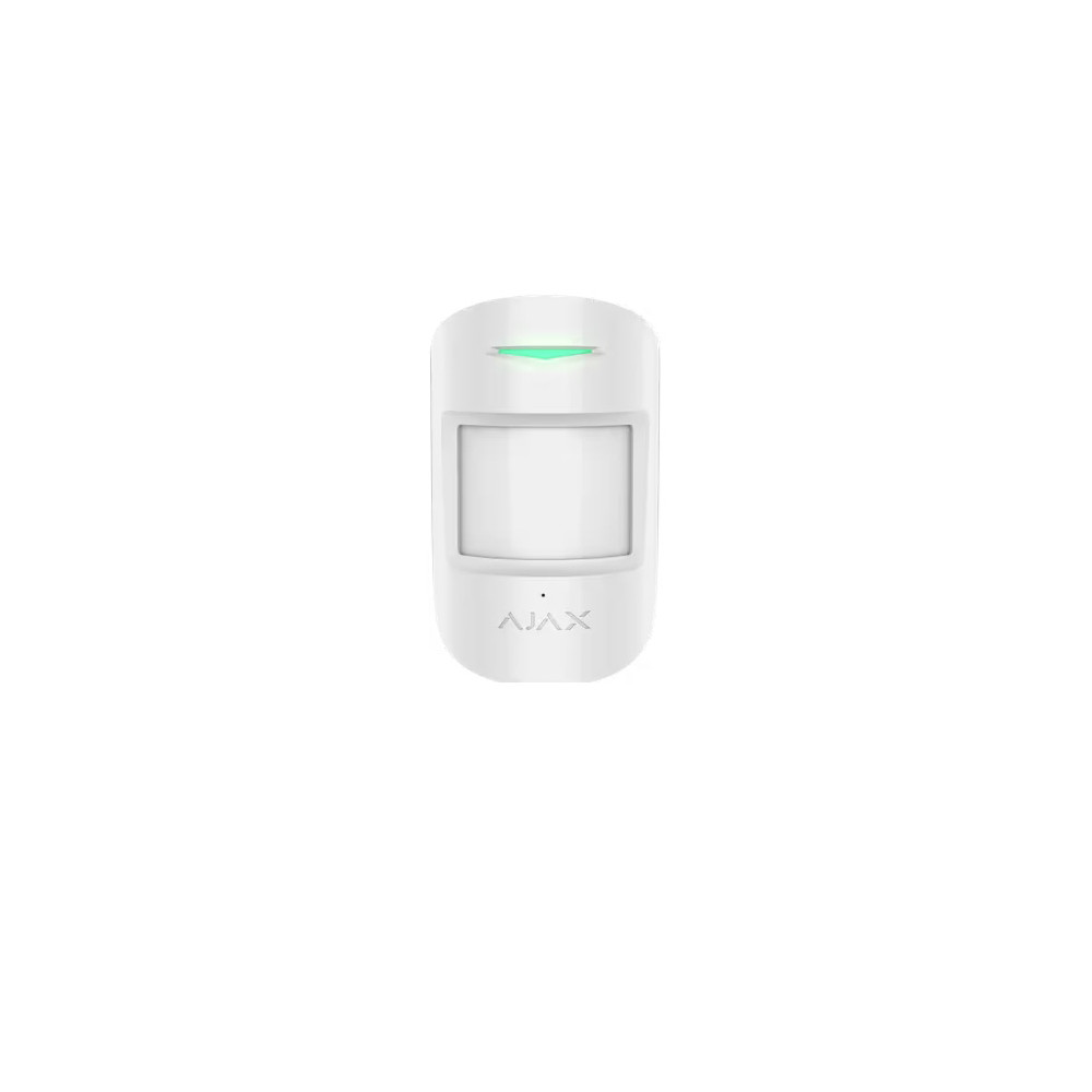 AJAX Rilevatore di movimento e rottura vetri Wireless CombiProtect BIANCO 38097