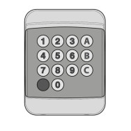 Selettore digitale via radio 433.92 Mhz V2 KIBO R433 da parete