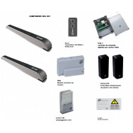 KIT AUTOMAZIONE V2 AXIL 230V COMPLETO PER CANCELLO A 2 ANTE FINO A 2,8 MT