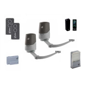 KIT AUTOMAZIONE 24V A BRACCIO ARTICOLATO V2 ZORUS 4 PER CANCELLO ANTE FINO 4,2 Mt