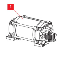 RICAMBIO MOTORE INTERNO BINGO G. 400 24V COD. 22B006