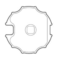 Adattatore Ogiva per rullo 70 mm serie 45 (SMS-CMS) APRIMATIC