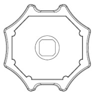 Adattatore Bonfanti-Gaviota serie 45 (SMS-CMS) APRIMATIC