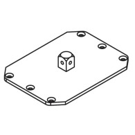 Perno quadro Revolux 45M serie 45 (CMS) APRIMATIC confezione 2 pezzi