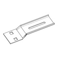 Staffa da cassonetto due posizioni 45S e 45M serie 45 APRIMATIC confezione 5 pezzi