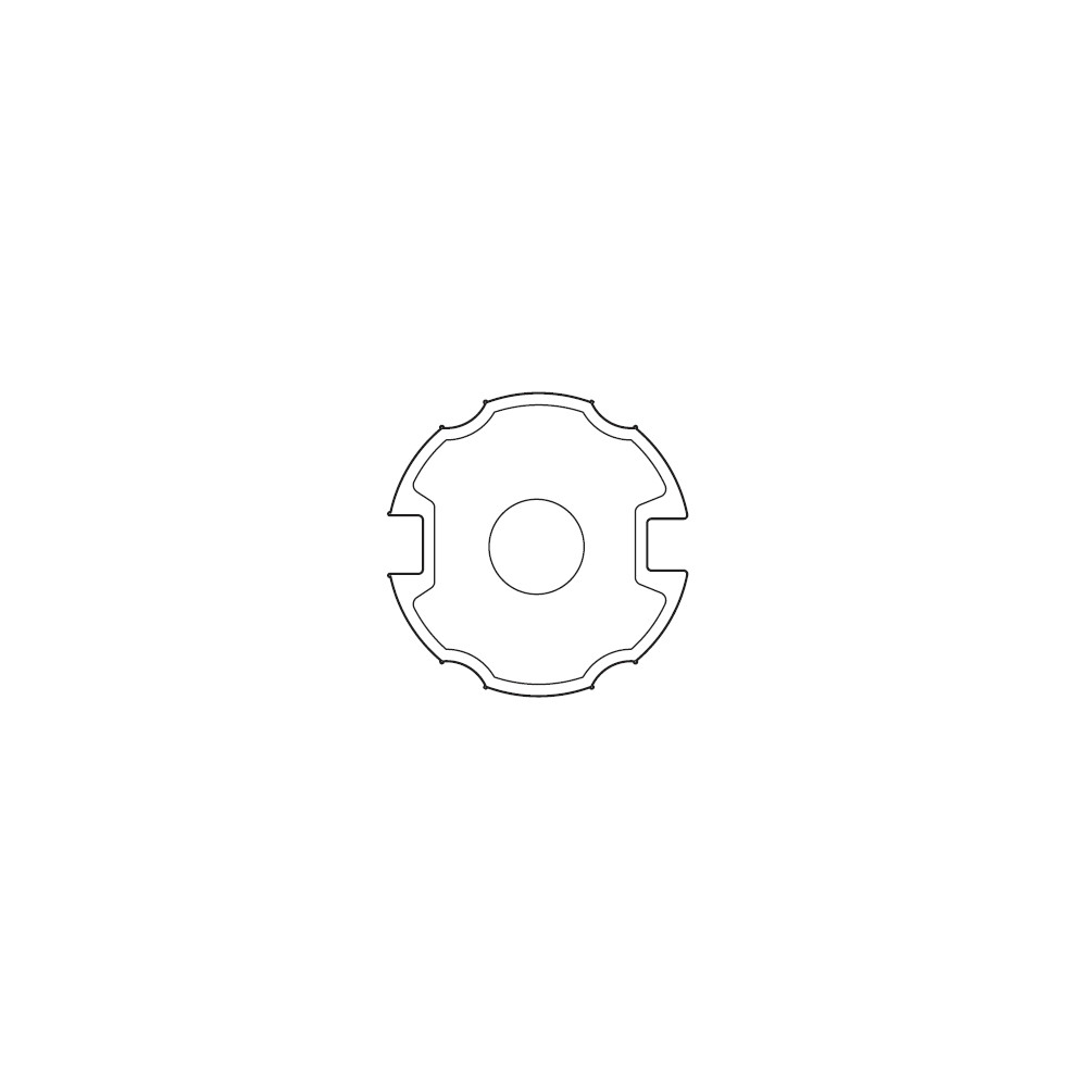 Adattatore Ogiva per rullo 85 mm per serie 59 (SMS-CMS) APRIMATIC