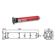 Motore tubolare APRIMATIC 92S-230 230Nm 43340/001 per tapparelle e tende da sole