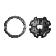 ADATTATORE PER RULLO D 60mm ALLUMINIO PER MOTORI TEKNOS T45