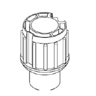 CALOTTA ZIP PER MOTORI TEKNO'S Ø 45mm PER RULLO Ø73 Fitesol DO