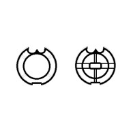 CORONA E PULEGGIA PER MOTORI TEKNO'S  Ø 45mm PER RULLO Ø85 Fitesol DO