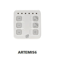 TRASMETTITORE DA PARETE 434,15 Mhz V2 ARTEMIS 6 CH PER TENDE E TAPPARELLE