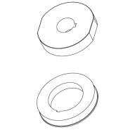 CORONA E PULEGGIA TONDO DIAMETRO 103MM PER MOTORIDUTTORI TUBOLARI DIAMETRO 59MM