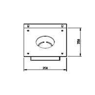 PIASTRA CON CASSETTO ACCESSORIO PER MOTORIDUTTORI TUBOLARI V2 MATIXM550