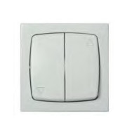 SCATOLA CON DOPPIO PULSANTE INVERTITORE CON RITORNO A MOLLA