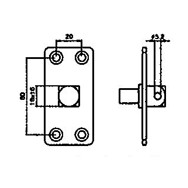 ART.3062 Adattatore per motoriduttori tubolari Ø55 v2 163481