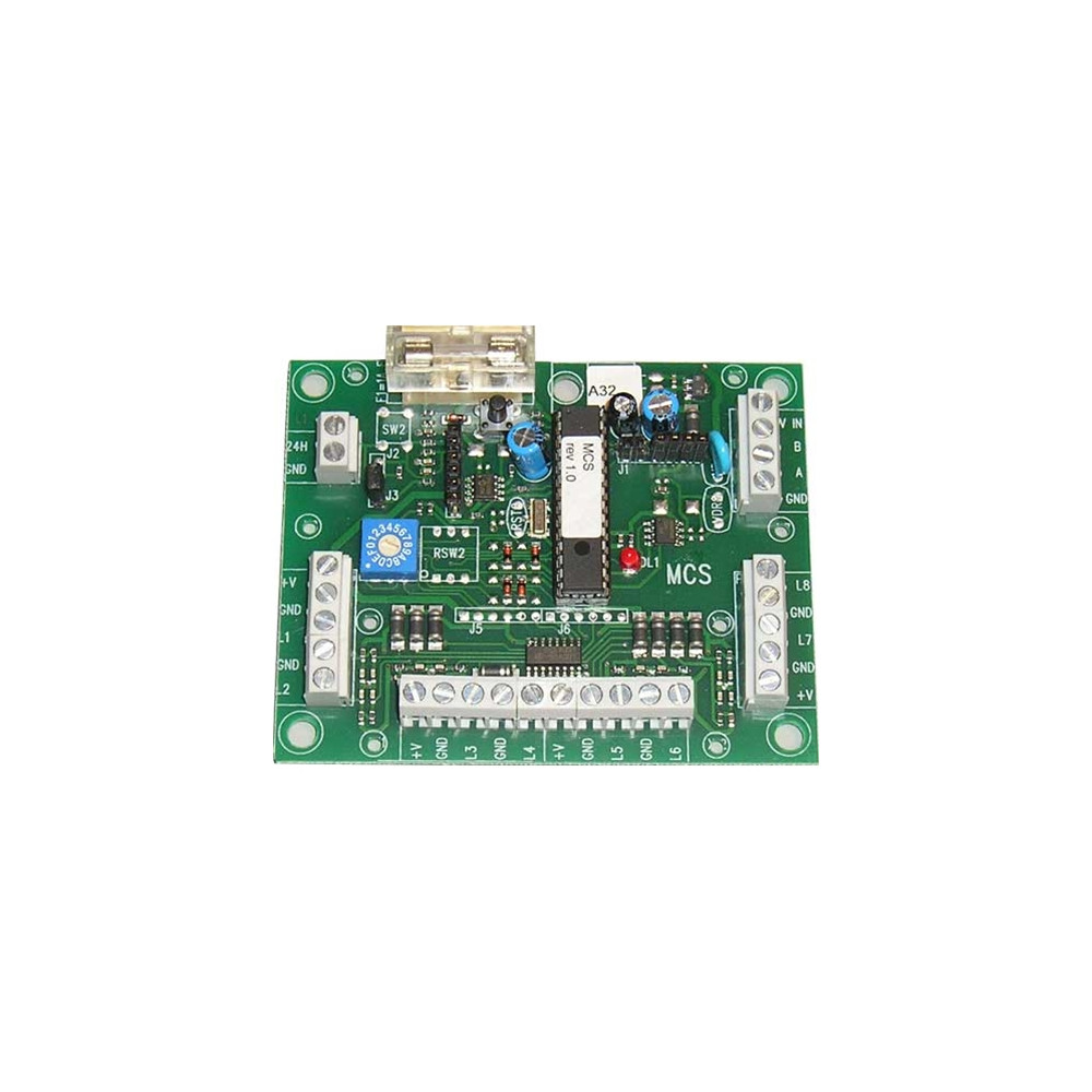 Modulo concentratore Costel MCS scheda di espansione seriale 8 ingressi 