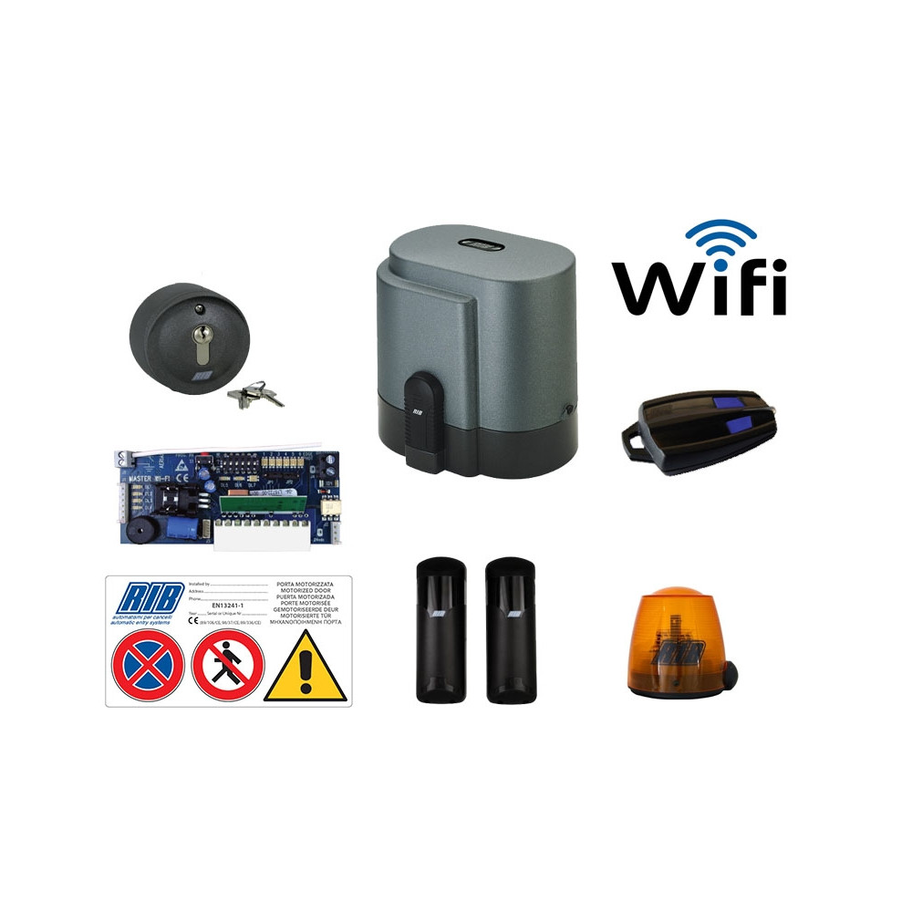 KIT RIB AUTOMAZIONE K500 WI-FI AD00503 PER CANCELLO SCORREVOLE FINO A 500 KG