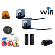 KIT RIB AUTOMAZIONE PREMIER Wi-Fi PER CANCELLO ANTE A BATTENTE BRACCI ARTICOLATI