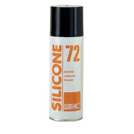 SILICONE 72 KONTAKT Aerosol Bomboletta Spray 200ML LUBRIFICANTE CONFEZIONE 12 PEZZI