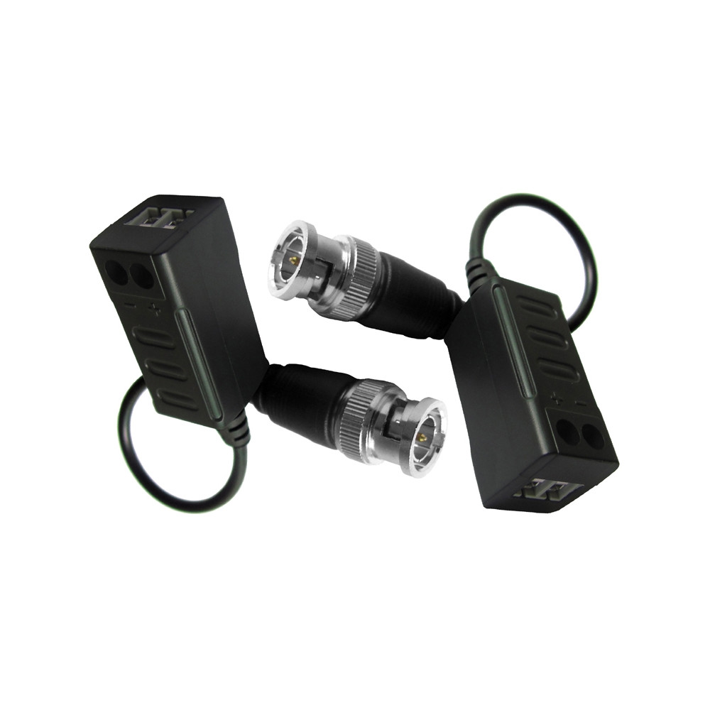 COPPIA BALUN 1CH AHD BAL.PASSIVO UTP VITI/BNC + P.TX+RX FL