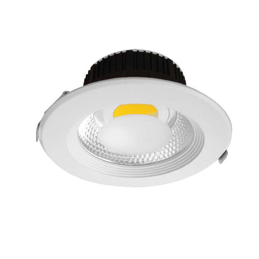 LAMPADA FARO LED DA INCASSO 15W 3000K 230V D. EST. 175 D. FORO 155 ALTEZZA 77