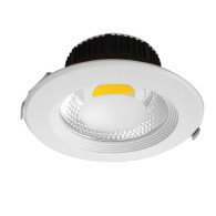 LAMPADA FARO LED DA INCASSO 20W 3000K 230V D. EST. 195 D. FORO 175 ALTEZZA 85