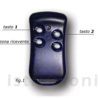 TELECOMANDO RADIOCOMANDO QUARZATO 4 CANALI DA 26 A 40 MHz