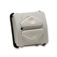 Telecomando da parete bicanale TP2-BN 433,92 MHz APRIMATIC colore bianco 