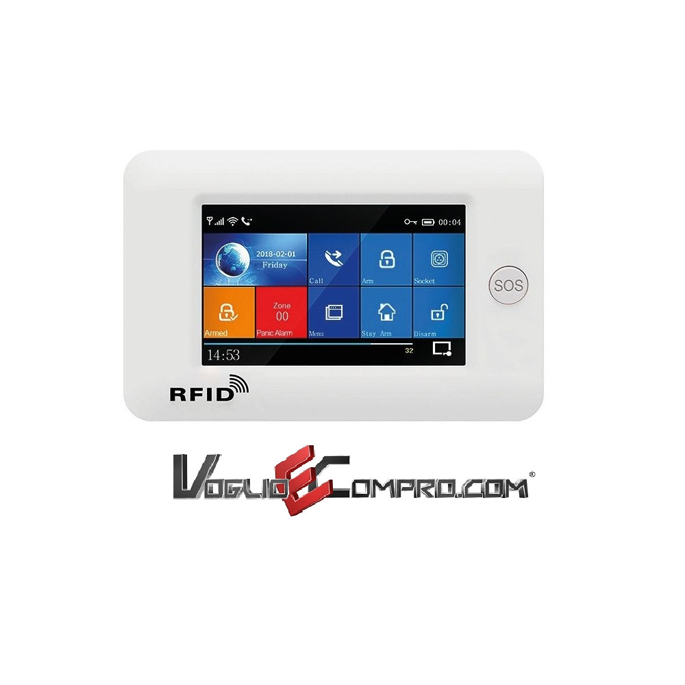 KIT ALLARME ANTIFURTO GENJUS WIFI APP ANDROID IOS SMS SOS GSM CHIAMATA