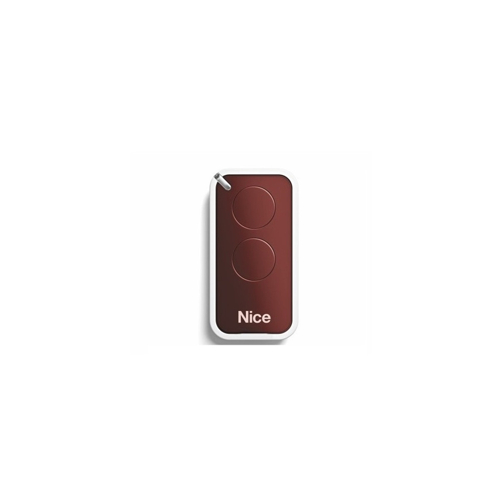 RADIOCOMANDO TELECOMANDO ORIGINALE NICE INTI2R  ROSSO 433,92MHZ ROLLING CODE 2 TASTI