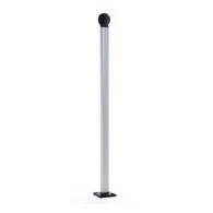 Colonnetta in alluminio APRIMATIC per pulsante a chiave PC12E (altezza 110 cm)