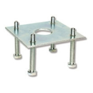 PIASTRA DI FONDAZIONE APRIMATIC per installazione colonnette conf. 4 pz.