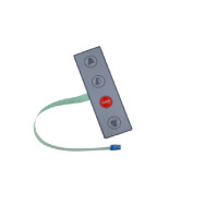 PULSANTIERA OPZIONALE DITEC PT3 PER CENTRALE E1T,  4 TASTI APRE, APRE PARZIALE, CHIUDE, STOP