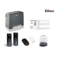 KIT MOTORE DITEC 24V DIT600NESLP CANCELLO SCORREVOLE 600 KG SERVIZIO INTENSO