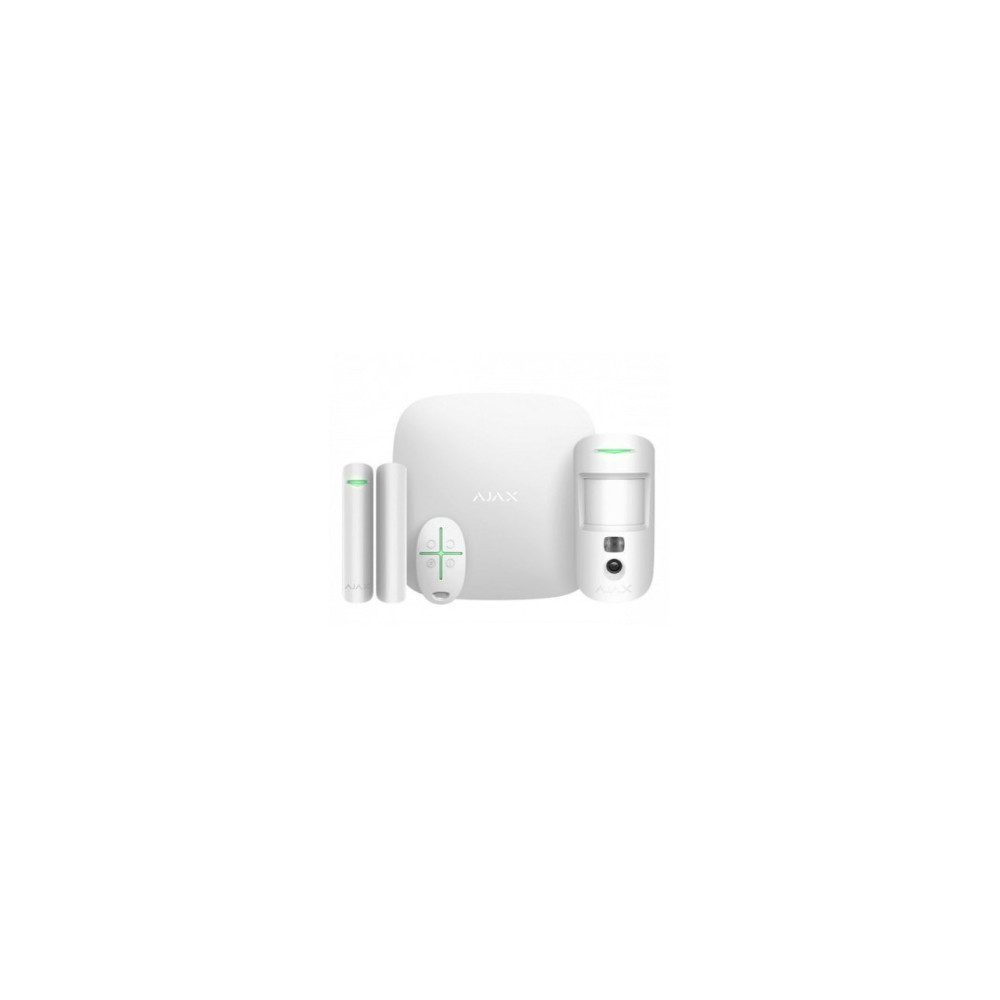 AJAX StarterKit WI-FI Cam Hub2 MotionProtect DoorProtect SpaceControl BIANCO 38172